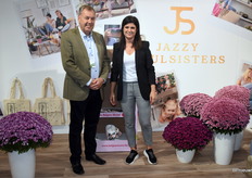 Hans Durieux van FleuroSelect kwam een kijkje nemen bij de Soul Sisters van Celine Pieters van Gediflora.